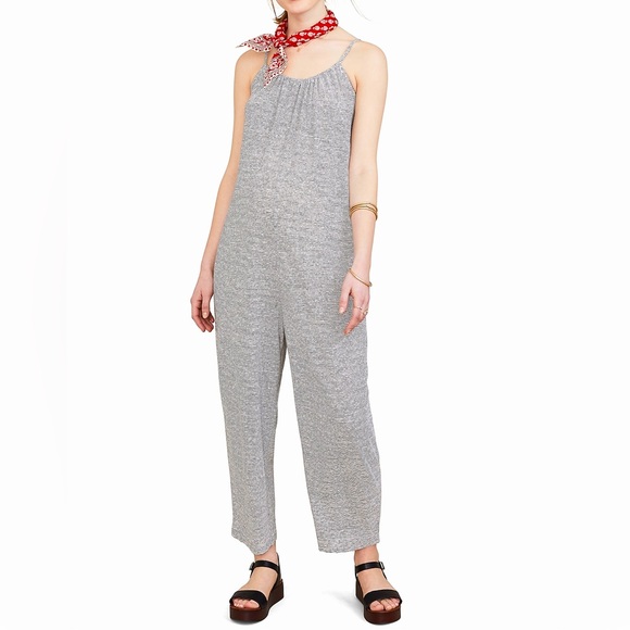 Hatch Maternity Striped Linen Morgana Jumpsuit size 3 (L/XL) - Picture 4 of 12